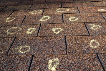 Hail Damaged Roof in Labelle
